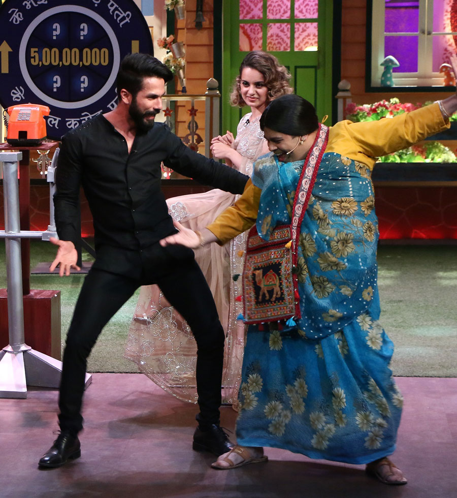 Shahid and Kangana promote 'Rangoon' on The Kapil Sharma Show