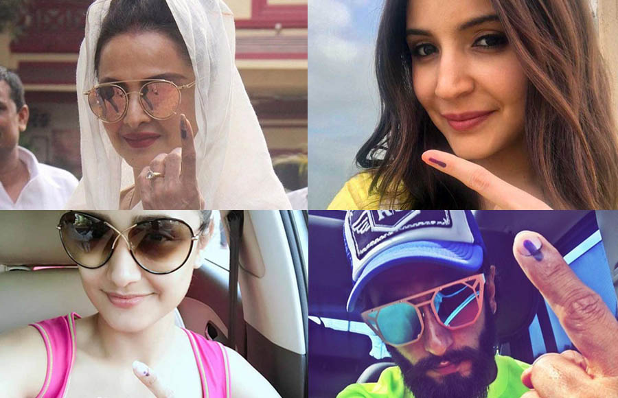 #Getinked: Celebrities cast their votes