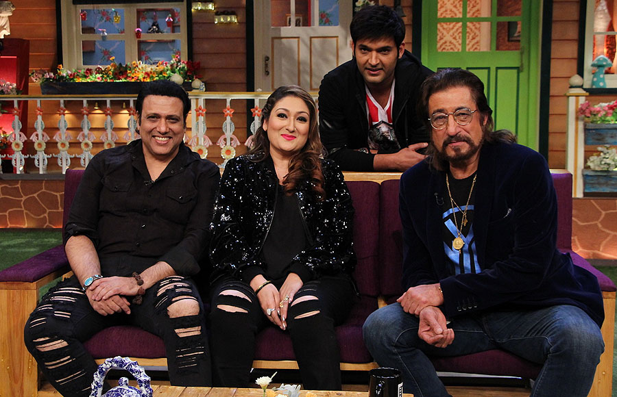Govinda and Shakti Kapoor on The Kapil Sharma Show