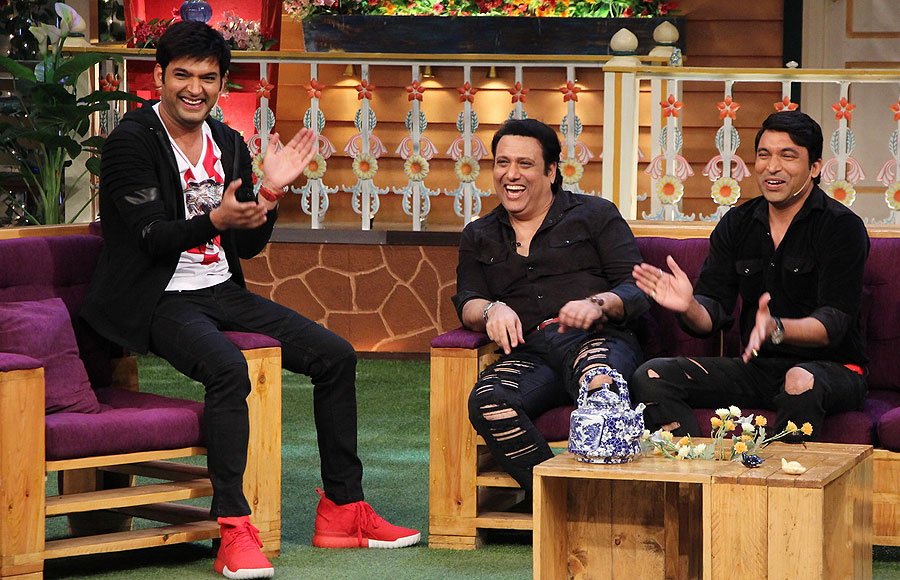 Govinda and Shakti Kapoor on The Kapil Sharma Show