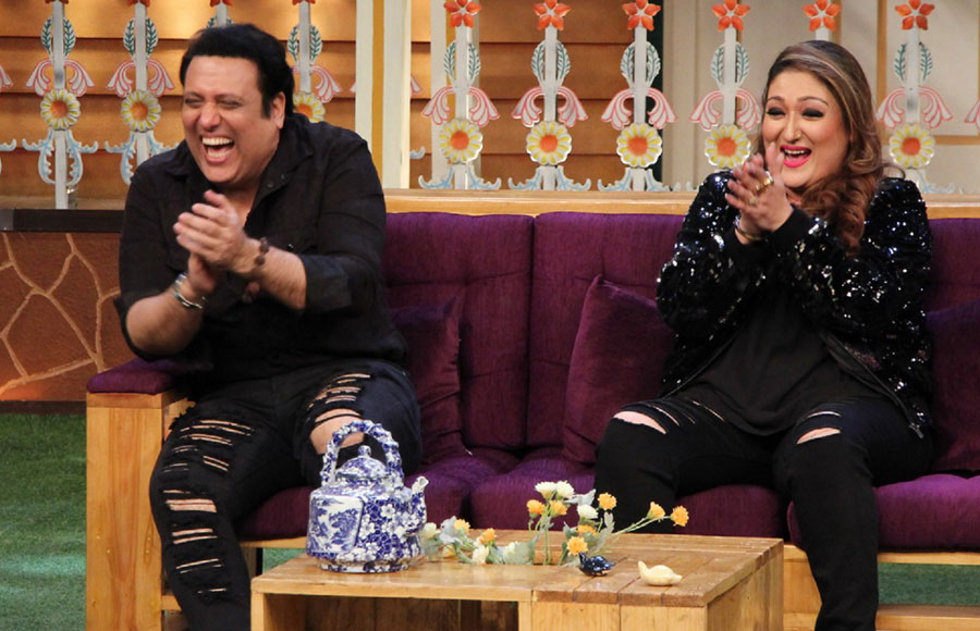 Govinda and Shakti Kapoor on The Kapil Sharma Show