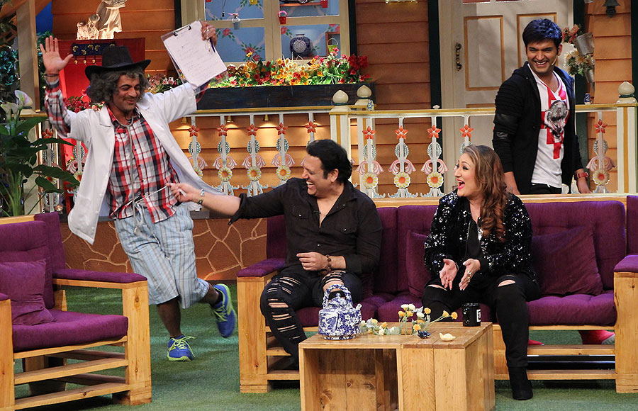 Govinda and Shakti Kapoor on The Kapil Sharma Show