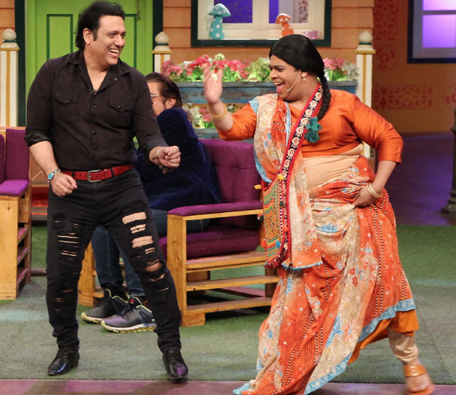Govinda and Shakti Kapoor on The Kapil Sharma Show