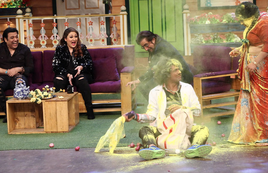 Govinda and Shakti Kapoor on The Kapil Sharma Show