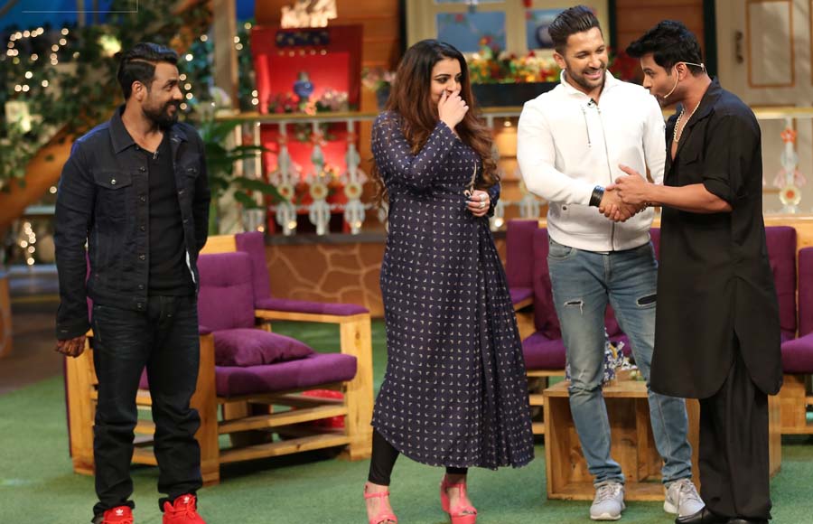 Remo, Vaibhavi and Terence on The Kapil Sharma Show