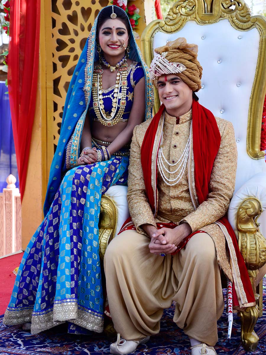 Mohsin Khan and Mohena Singh