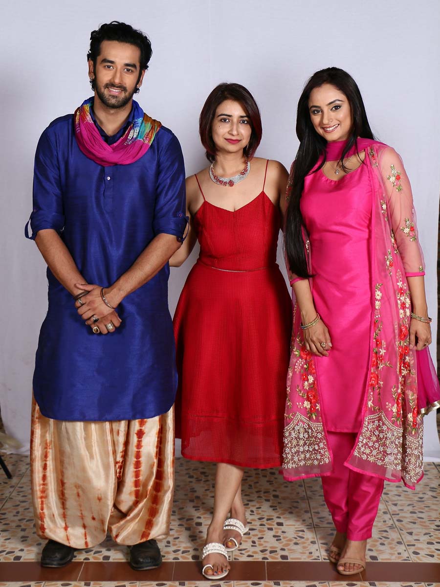 Vishal Vashishtha, producer Rashi Sharma and Madirakshi