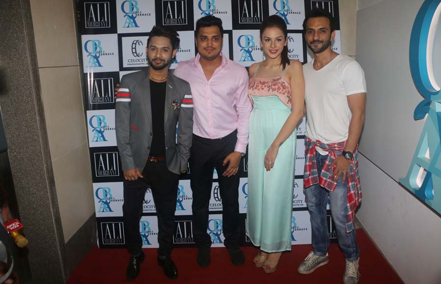  L-R Stebin Ben, Raaj Kapadia, Nitibha Kaul and Ali Merchant 