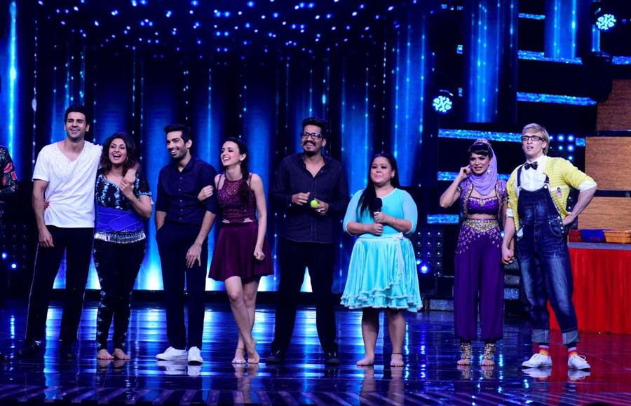  Jodi's having some fun on the sets of Nach Baliye