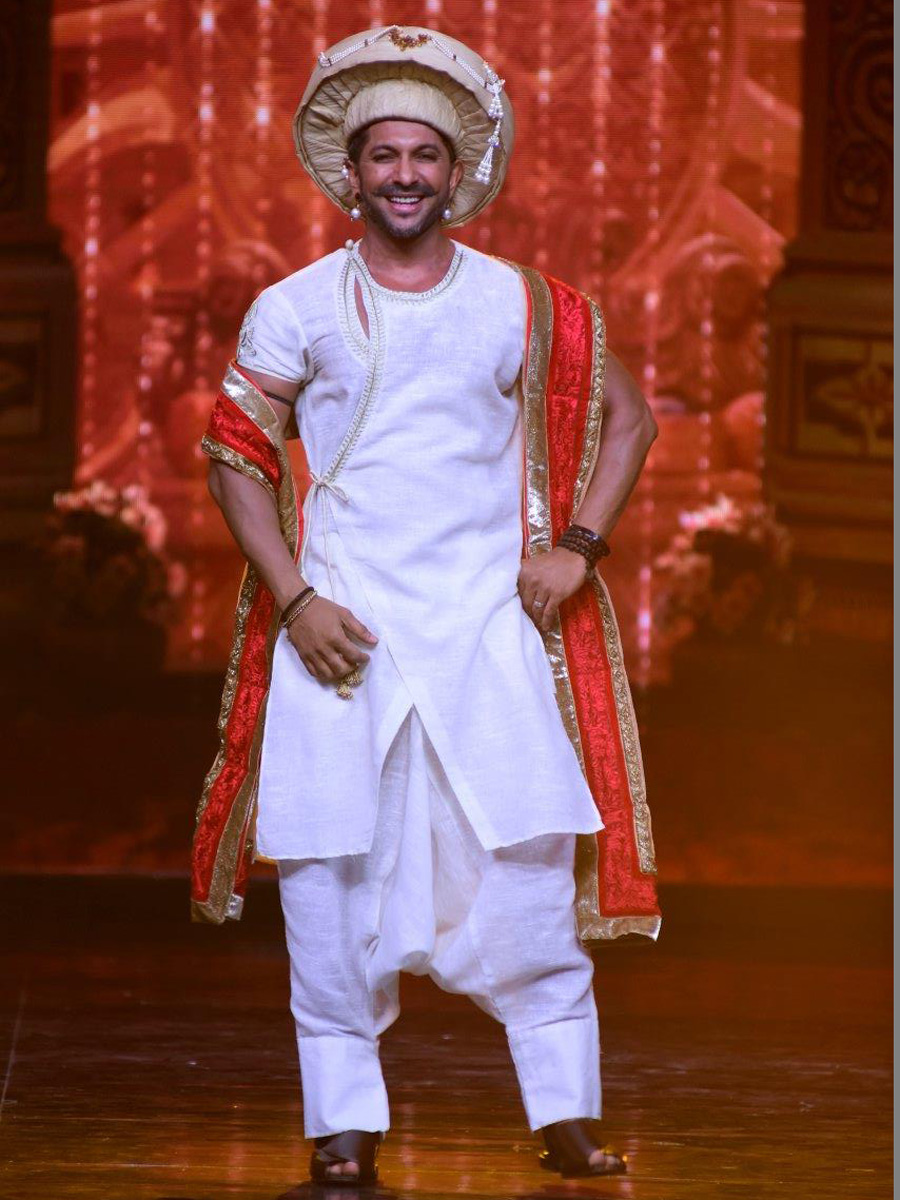 Judge - Terence Lewis as Bajirao on the sets of Nach Baliye