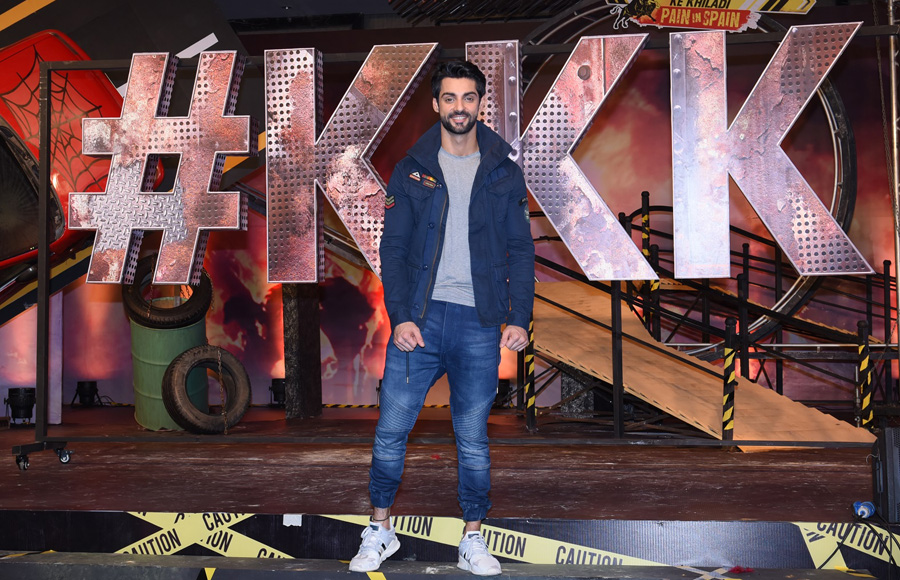 Karan Wahi at the launch of Khatron Ke Khiladi