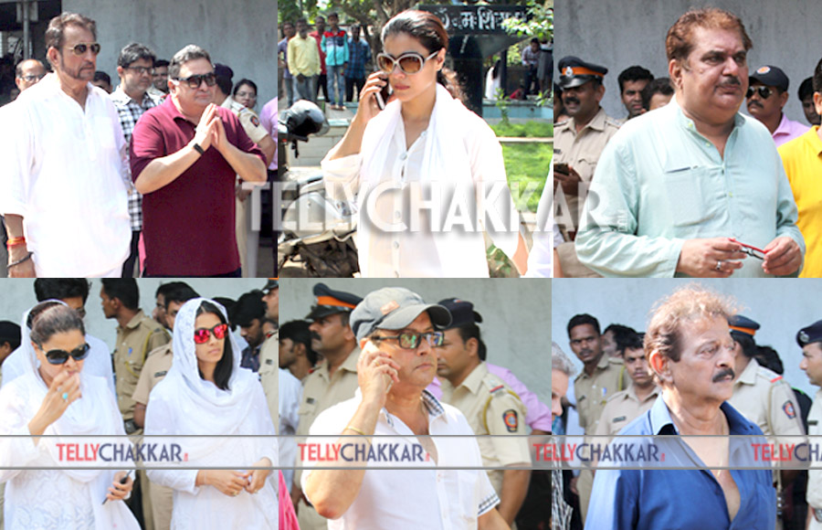 Celebs at Reema Lagoo's funeral