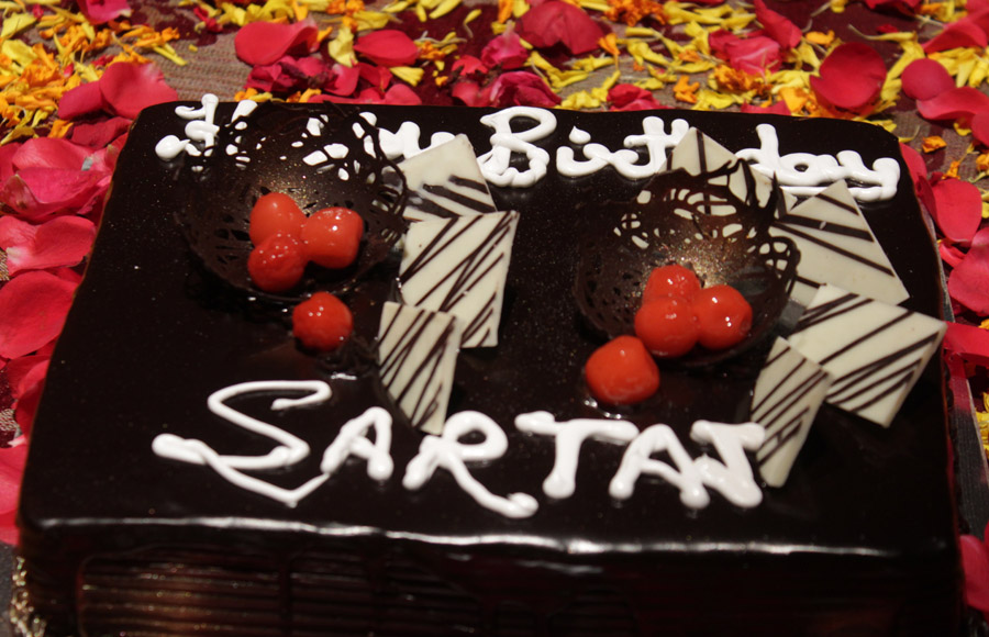 Sartajj's birthday celebration on Ek Tha Raja... set