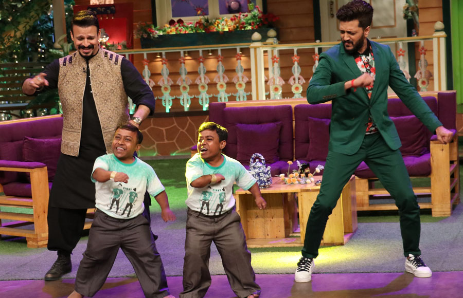 Team of Bank Chor on The Kapil Sharma Show