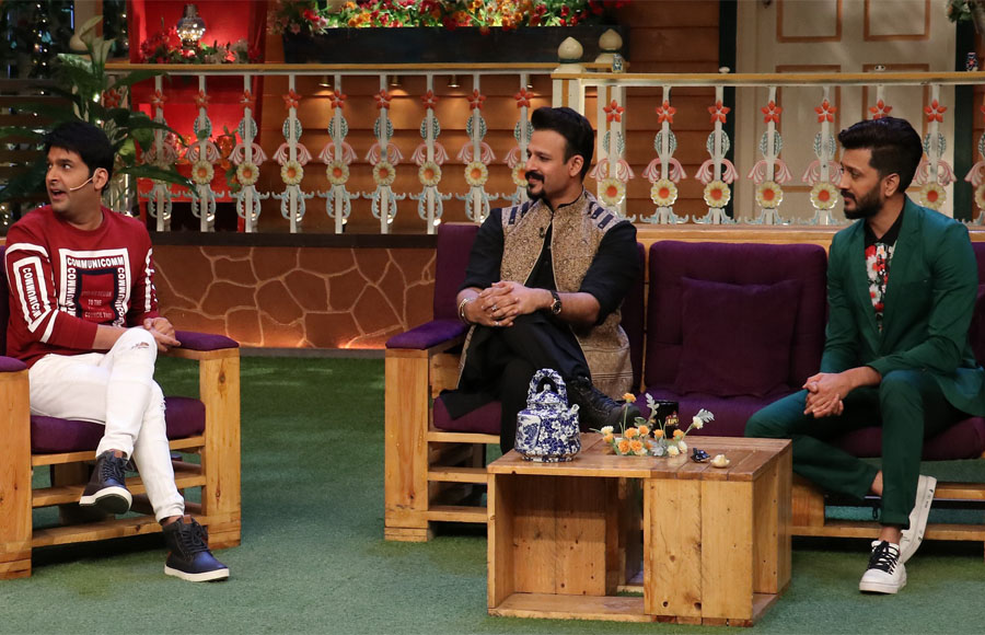 Team of Bank Chor on The Kapil Sharma Show