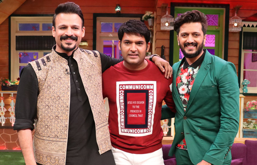 Team of Bank Chor on The Kapil Sharma Show