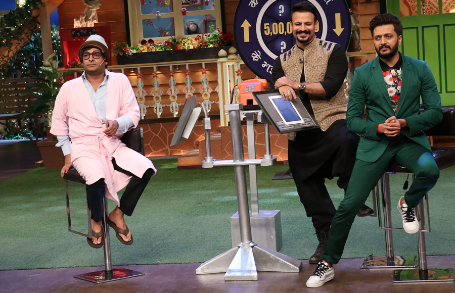 Team of Bank Chor on The Kapil Sharma Show