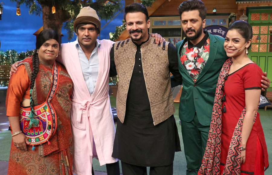 Team of Bank Chor on The Kapil Sharma Show