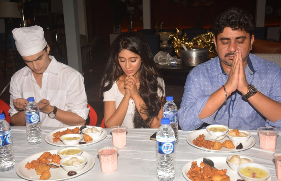 Mohsin Khan, Shivangi Joshi and Rajan Shahi 