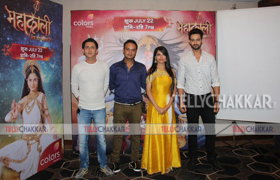 Producer Siddharth Kumar Tewary, Pooja Sharma and Sourabh Raaj Jain