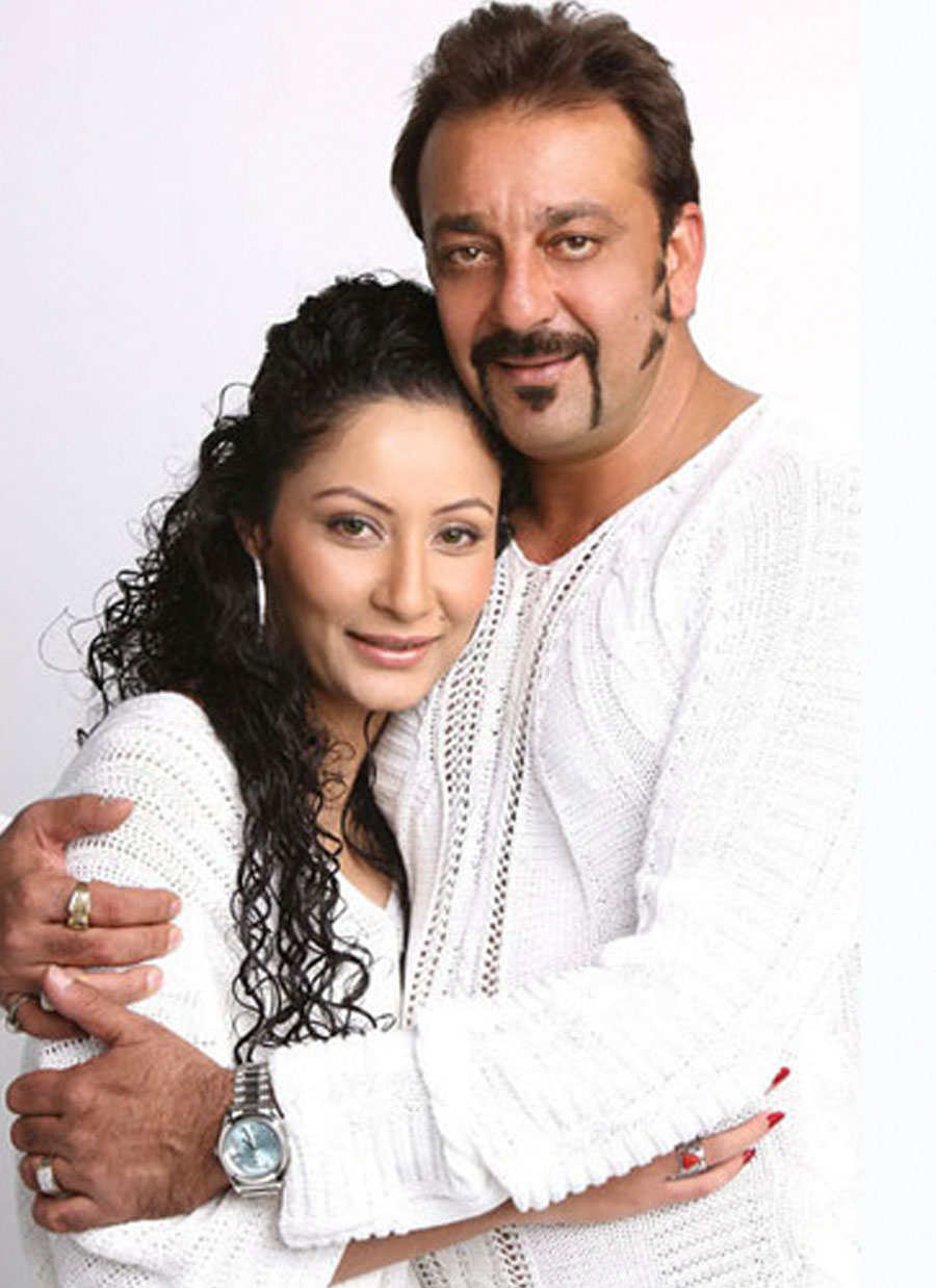 Sanjay Dutt with wife Manyata Dutt