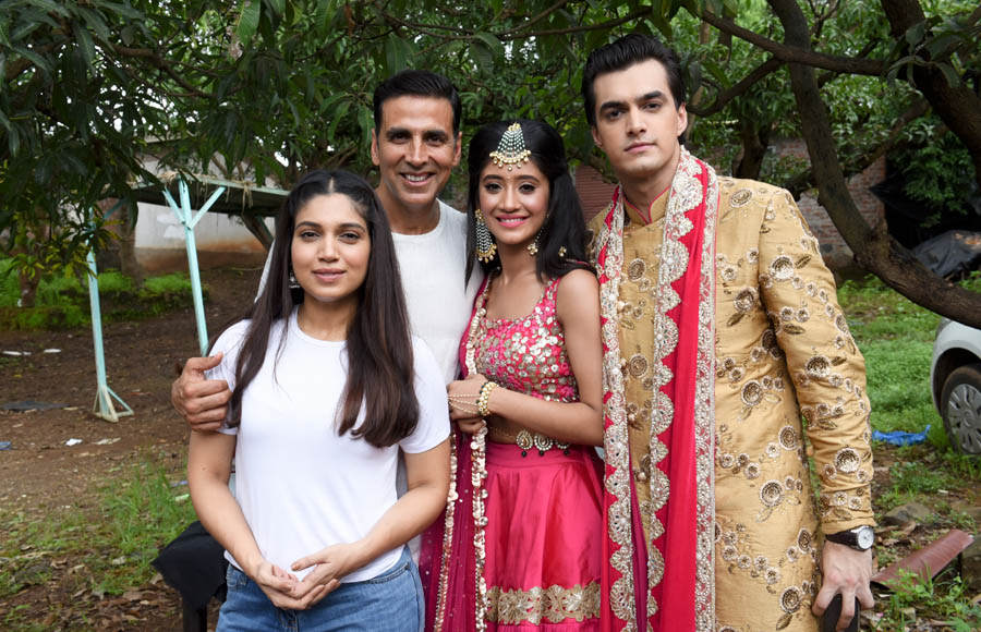 Bhumi Pednekar, Akshay Kumar, Kartik and Naira