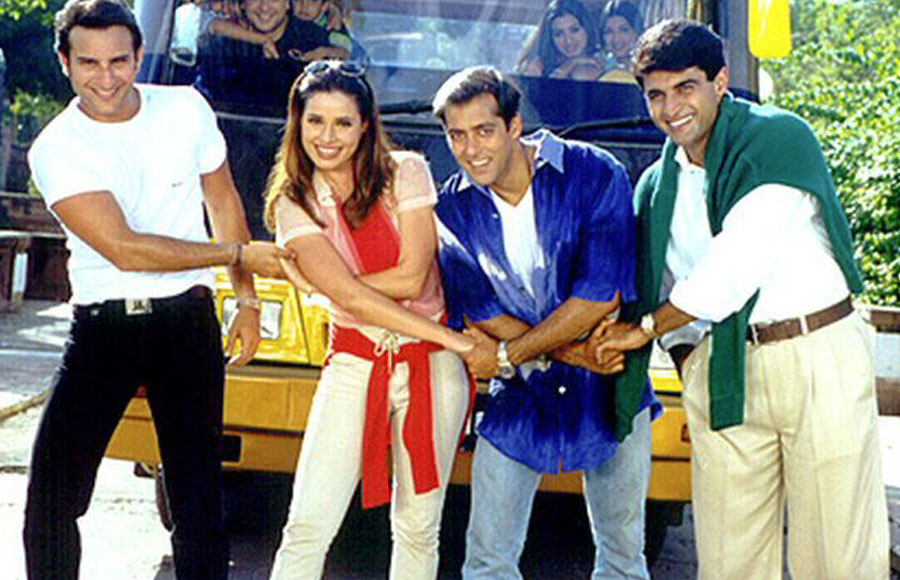  Hum Saath Saath Hai – the film portrays a loving bond between siblings, three brothers (Mohnish Bahl, Salman Khan and Saif Ali Khan) and one sister (Neelam)