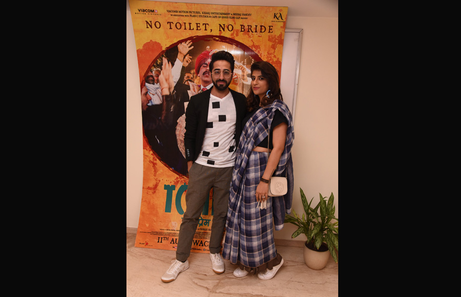 Ayushman Khurana with wife Tahira Kashyap