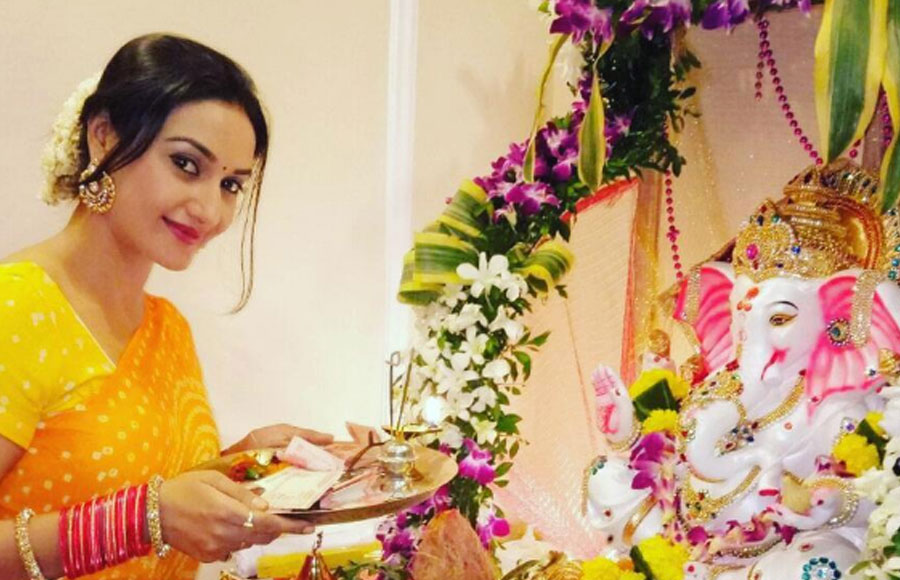 TV celebs with Ganpati 