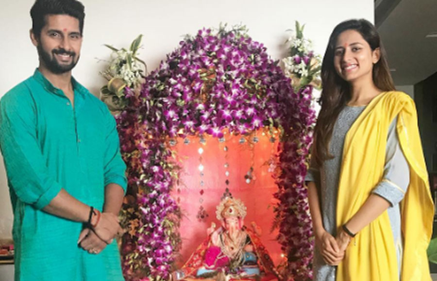 TV celebs with Ganpati 