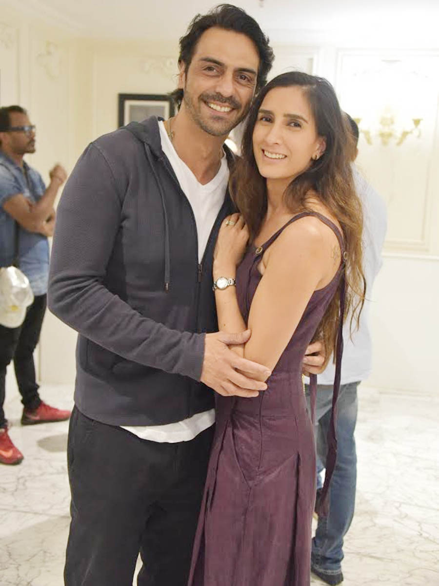 Arjun Rampal & Mehr Jesia Rampal 