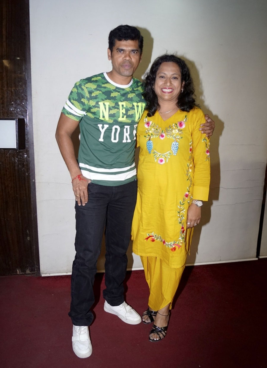 Siddharth Jadhav and Trupti