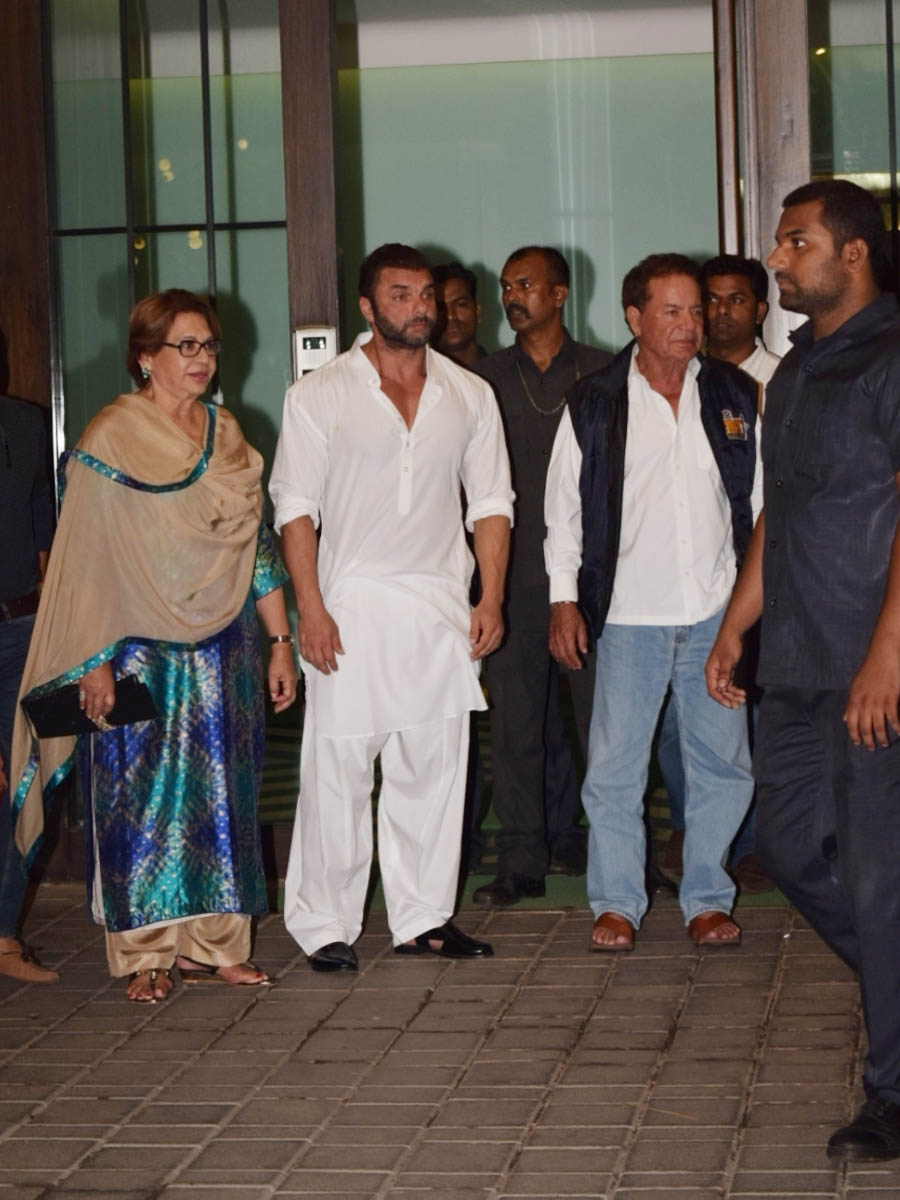 Celebs at Arpita Khan's residence for Pre-Diwali celebration 