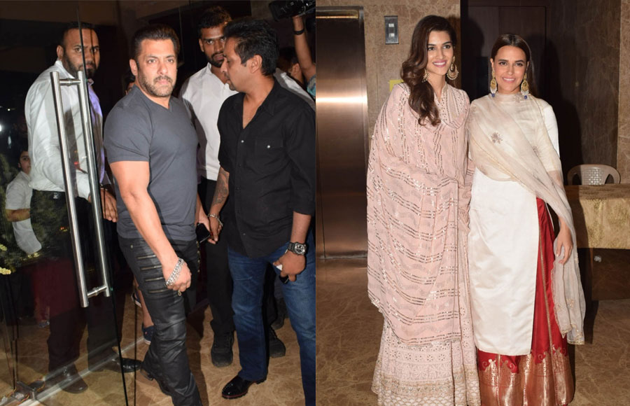 Salman Khan, Kritisenon, Neha Dhupia, 