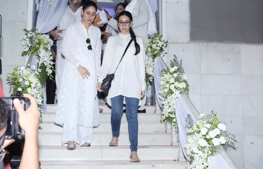 Celebs mourn Ram Mukherjee's death at his Prayer meet