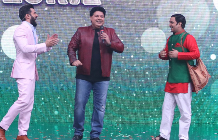 Sajid Khan celebrates Republic Day on the sets of Sony TV's Super Dancer