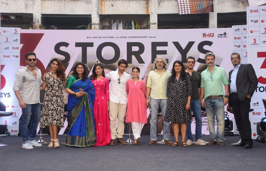 Celebs at the trailer launch of "3 Storeys"