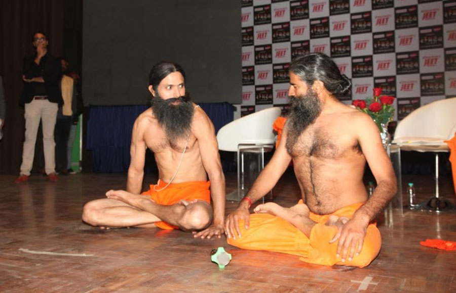 When 'Real' and 'Reel' Swami Ramdev met each other 