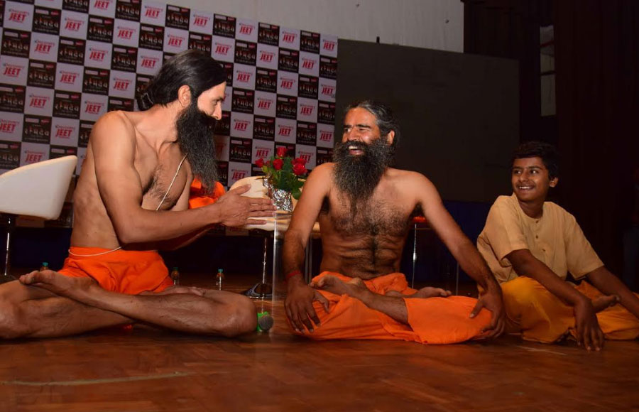 When 'Real' and 'Reel' Swami Ramdev met each other 