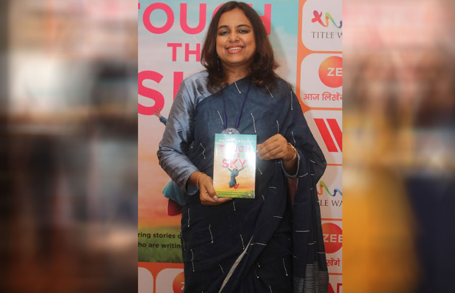 Zee TV actors at the book launch of  'Touch the Sky' 