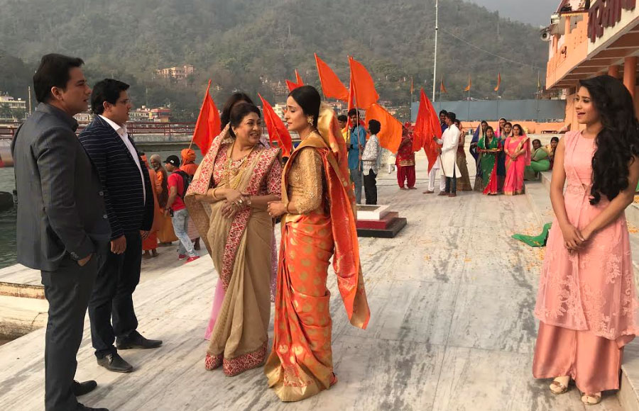 In pics: Yeh Rishta team shoots in Rishikesh 