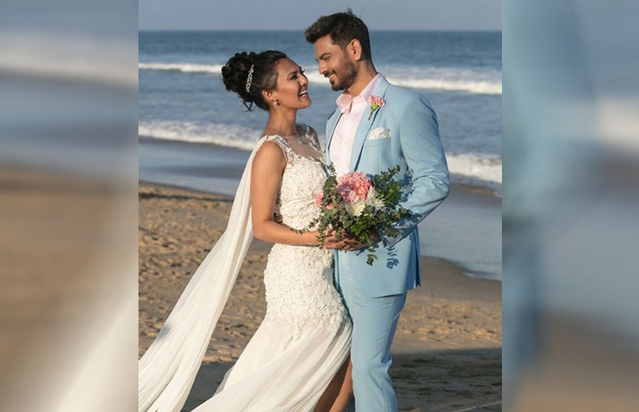 In pics: Rochelle Rao and Keith Sequeira's white wedding!  