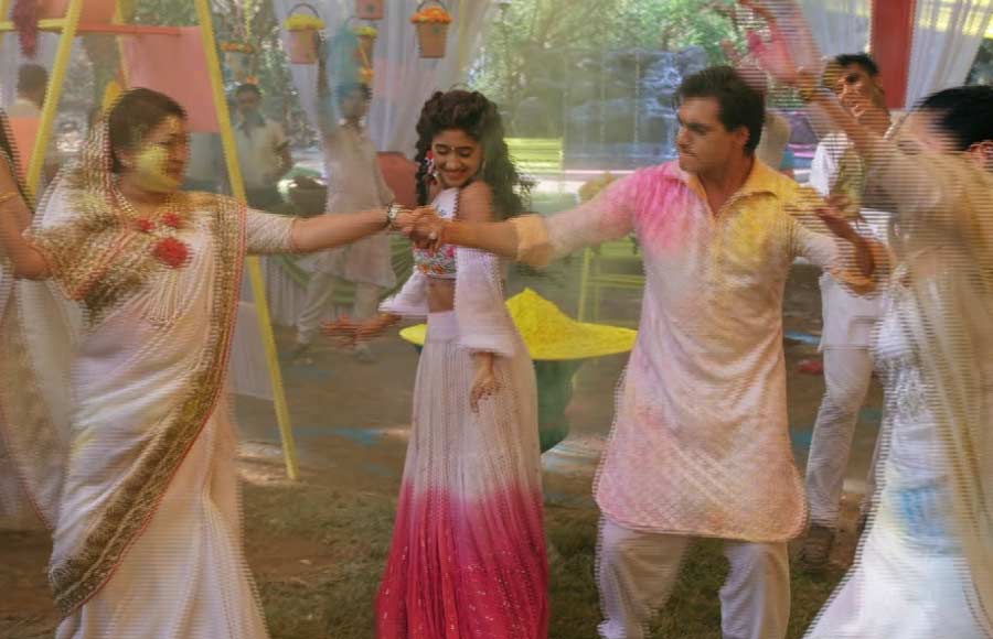 Holi celebrations on the sets of Yeh Rishta 