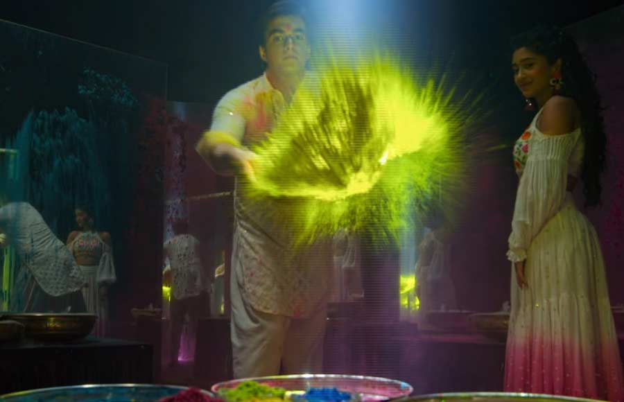 Holi celebrations on the sets of Yeh Rishta 