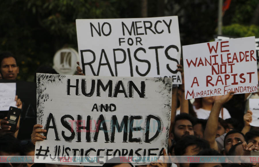 Celebs protest against Asifa gang rape and murder 