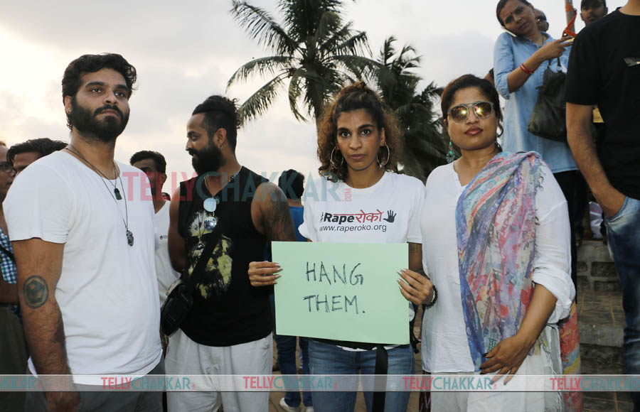 Celebs protest against Asifa gang rape and murder 