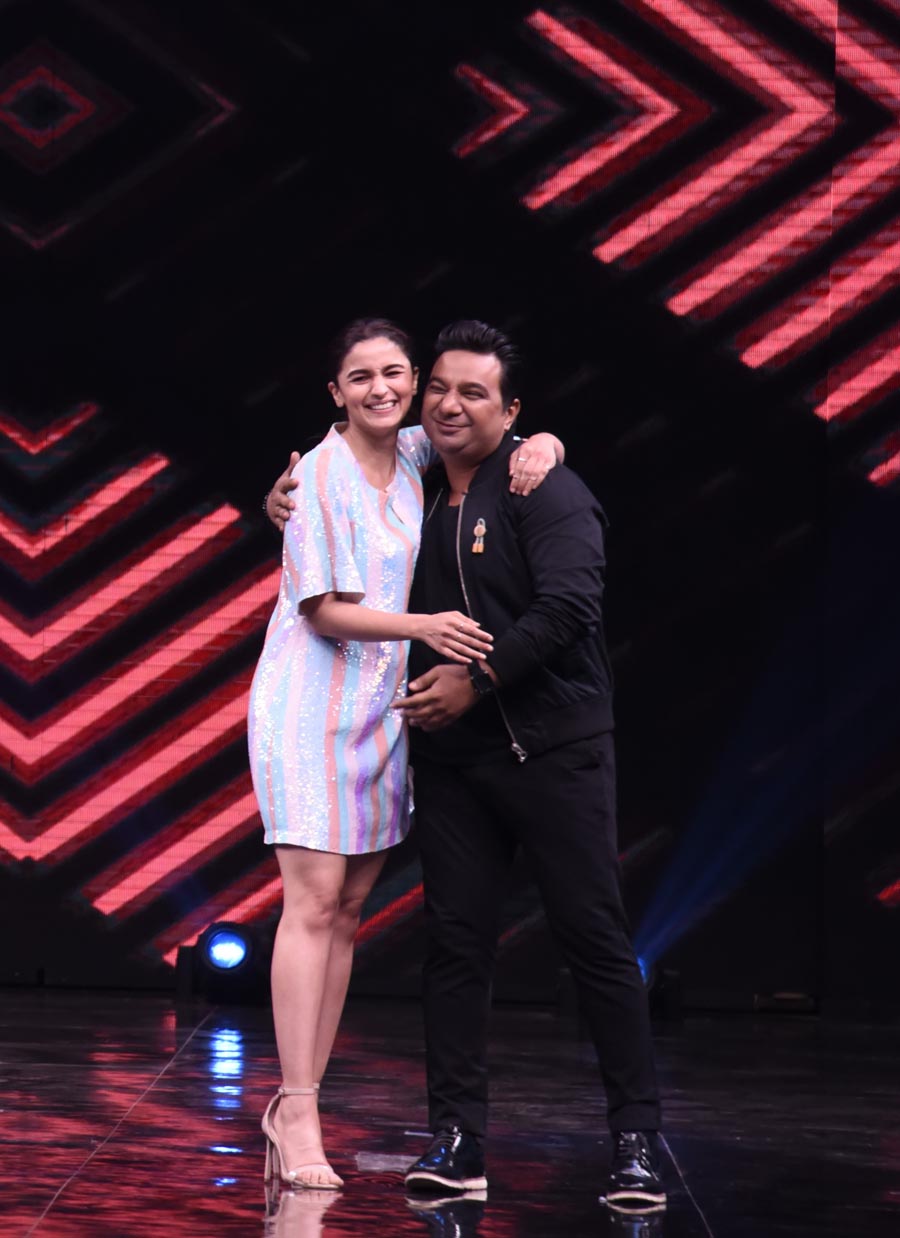 Alia Bhatt and Vicky Kaushal on the sets of &TV's High Fever