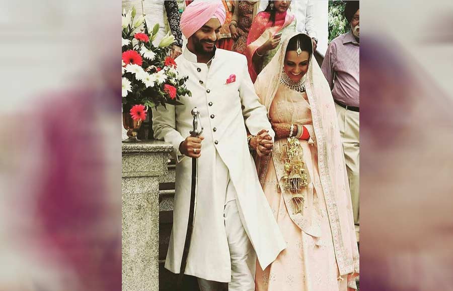 Angad Bedi and Neha Dhupia's wedding album