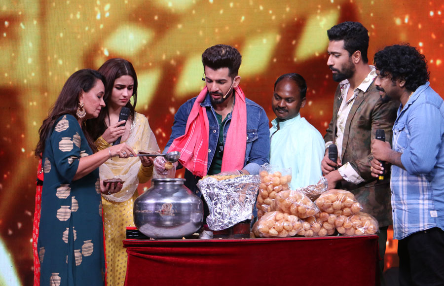 Jay Bhanushali turns pani puri wallah for Alia on Zee TV's DID Li’l Masters