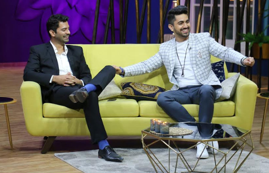 TV hunks Barun Sobti and Zain Imam grace Zee TV's JuzzBaatt